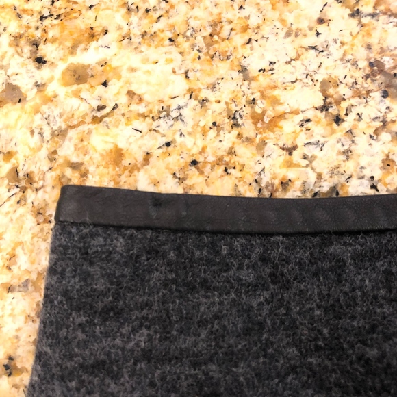 MADEWELL grey wool mini skirt - size 6 - Picture 6 of 7